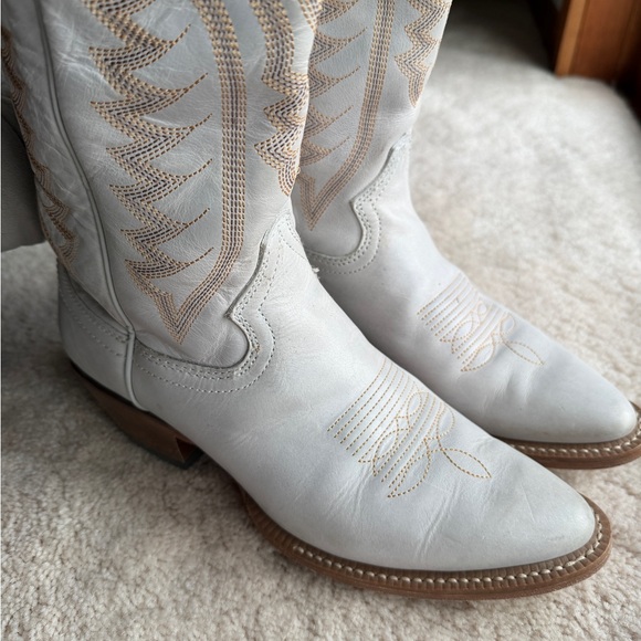Justin Evelyn Boots White - Picture 5 of 10